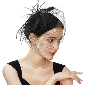Elegante Copricapo Cappello modello Fascinators affascinante Gentildonna Costume Per donna Derby Ricevimento di matrimonio Ascot Adulti Cappello Prima