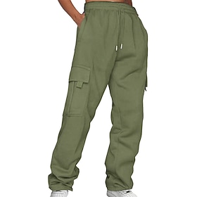 Men's Sweatpants Athletic Pants Trousers Drawstring Pocket Elastic Waist Plain Comfort Daily Sports Outdoor Fashion Casual Blue Black Micro-elastic