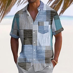 Men's Geometric Col… - image