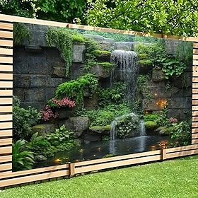 Landscape Plants Hanging Tapestry Wall Art Large Tapestry Mural Decor Photograph Backdrop Blanket Curtain Home Bedroom Living Room Decoration