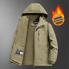 Men's Fleece Rain J… - image