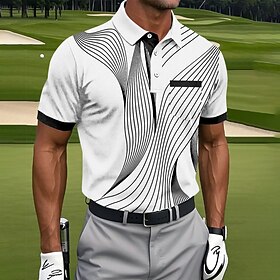 Men's Geometic Line…