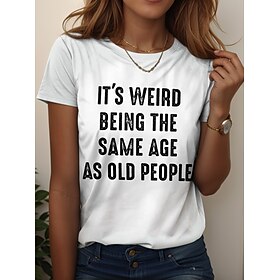 Oktoberfest Women's T Shirt Graphic Letter Vintage Stylish Classic Short Sleeve Crew Neck Regular Tops Daily Weekend Print Black White Pink Blue Purple Summer
