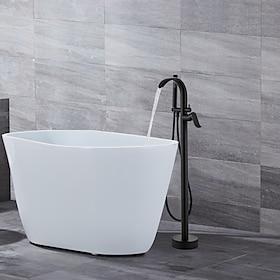 Rubinetto per Vasca - Minimalista Finiture Verniciate Montato a pavimento Valvola in Ceramica Bath Shower Mixer Taps