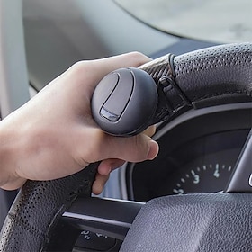 Universal Steering Wheel Booster Knob Car Power Handle Spinner Ball Bearing Assist Grip Easy Turning Control for All Vehicles Truck SUV