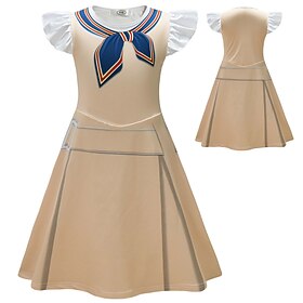 M3GAN 2.0 Scary Doll Megan Futuristic Robot Cosplay Costume Outfits Adventure Movie Horror Casual Movie Cosplay for Girls' Kid's Halloween Carnival World Book
