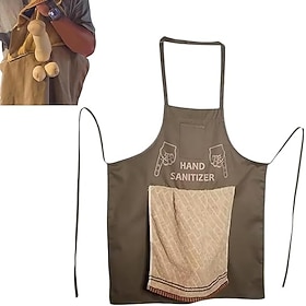 Chef's Prank Apron Funny Men Cooking Grilling Novelty Kitchen Apron Perfect Gag Gift for Dad Barbecue Parties