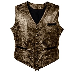 Rococo Baroque Victorian Vest Waistcoat West Cowboy Solid Color Fancy Dress Men's Carnival Carnival Event / Party Bachelorette Party Adults' Vest Spring Fall W