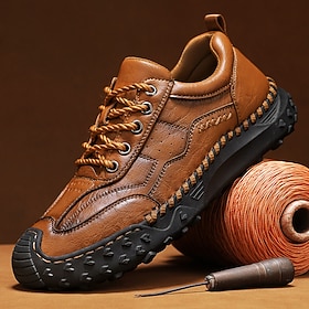 Men's Brown Lace-Up… - image