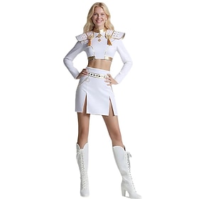 Korean Idol Inspired Idol Pop Star Costume Fancy Dress Virtual Idol for Women's Adults Halloween Carnival Performance Comic Con Anime Expo
