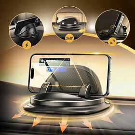 Stable Phone Mount For Car Dashboard Suction Cup Holder 360 Degree Rotatable Adjustable Vehicle Smartphone Stand Secure Navigation Support Bracket For All Cars
