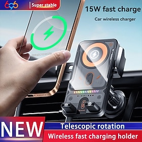 Car Vent Phone Mount Rotatable Adjustable Removable Phone Holder for Car Dashboard Car Truck Compatible with All Mobile Phone Phone Accessory