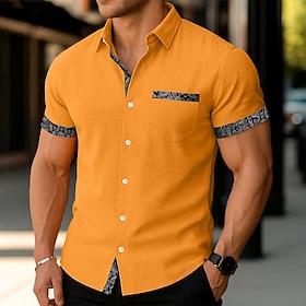 Men's Shirt Linen S… - image