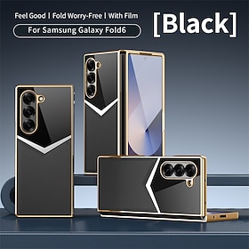 Phone Case For Samsung Galaxy Z Fold 7 Z Fold 6 Z Fold 5 Z Fold 4 Back Cover Flip Cover Full Body Protective Shockproof PC PU Leather