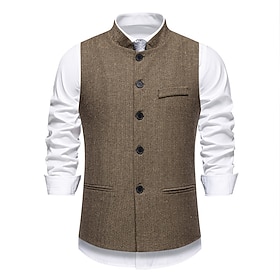 Men's Vest Waistcoa…