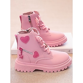 Korean Idol Inspired Pop Star Costume Shoes-Trendy White and Brown Fashion Boots for Girl Casual and Street Style