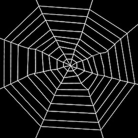 Halloween Spider Web Large 12FT Halloween Decorations - Realistic Spider String Rope Props, Round Fake Cobweb Elastic Belt for Indoor Outdoor Party Favor