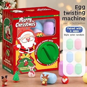 Vending Machine Kids Toys Mini Vending Machine 6 Doll Operated Gumball Prize Machine Maker Game Claws Machine Game Sensory Toys Dolls Gifts
