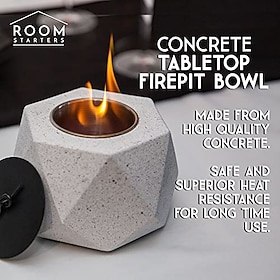 Fire Pit, Patio Balcony Fire Pit with Fire Extinguisher