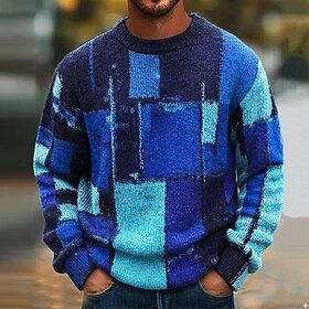 Men's Color Block A…