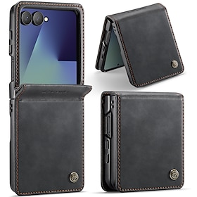 Phone Case For Samsung Galaxy Z Flip 8 Z Flip 7 Magnetic Adsorption TPU PU Leat…