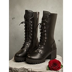 Women's Black Lace-… - image