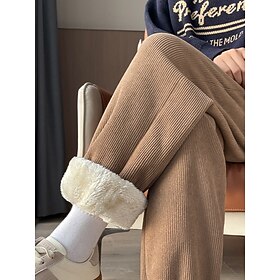 Mujer Pantalones de lana Chinos Pantalones palazzo Vacaciones Moda Ropa de calle Longitud total Alta cintura Plano Cintura elástica Confortable Suave Cómodo El Mujer Pantalones de lana Chinos Pantalones palazzo Vacaciones Moda Ropa de calle Longitud total Alta cintura Plano Cintura elástica Confortable Suave Cómodo El