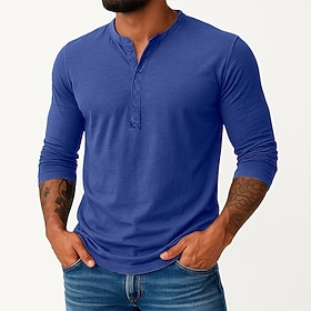 Men's Henley Shirt … - image