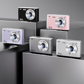 HD 4K student digital camera with a 2.8-inch IPS screen portable photo and video shooting stylish design.