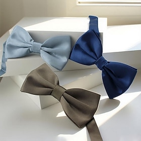 Men's Bow Tie Office / Business Traditional / Classic Bow Solid / Plain Color Formal Evening Date Quinceañera Sweet Sixteen Festival