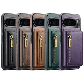 Phone Case For Google Pixel 10 Pro XL Pixel 10 Pro Pixel 9 Pro Pixel 9 Pro XL Pixel 8 Pro Pixel 8 Pixel 9 Back Cover Shockproof Retro TPU PC PU Leather