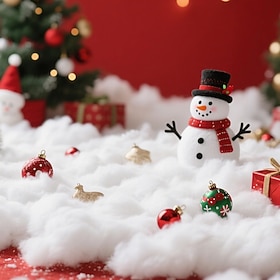 7oz Christmas Fake Snow, Artificial Snow for White Christmas Tree Decorations, Soft Fluffy Snowflakes for Winter Wonderland,Twinkle Snow Glitter,Snow for Craft