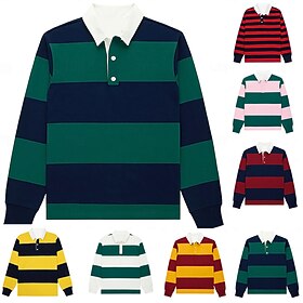 Men's Stripes Rugby…