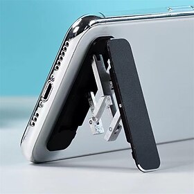 Foldable cell phone stand for desk Foldable stand with adjustable angle for iPhone All cell phones/iPad/tablets
