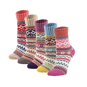 Wool Socks for Women Valentine's Day Gifts for Mom Women Her Stocking Stuffers Gifts Boot Warm Soft Crew Sock for Winter Hiking