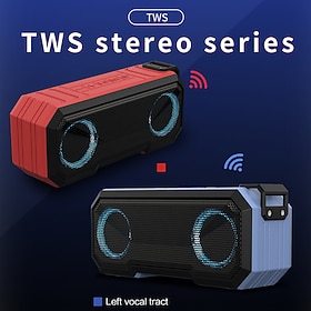 2025 New X8 Portable Wireless Speaker High-power Subwoofer IPX6 Waterproof 7-color RGB Lighting and Dynamic Party Effects Long-lasting Battery Life Wireless Co