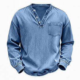 Men's Henley Shirt … - image