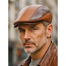 Men's Faux Leather … - image