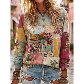 Women's 3D Print Vi…