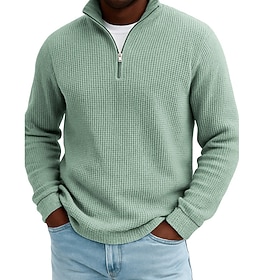 Men's Waffle Polo S… - image