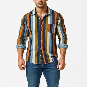 Men's Shirt Casual …