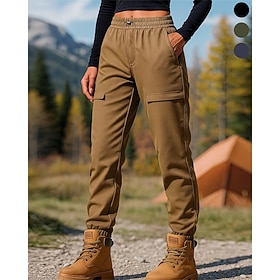 Women's Cargo Pants Hiking Pants Trousers Winter Coat Fleece Pants Spring Autumn / Fall Outdoor Regular Fit Thermal Warm Waterproof Windproof Pants / Trousers
