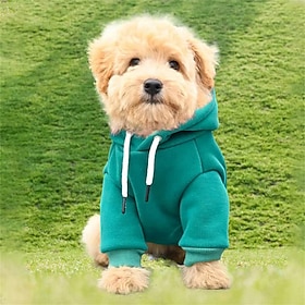Dog Sweaters for Small Dogs, Fall Warm Dogs Boy Clothes Sweater, Medium Puppy with Pocket Fleece for Small Dog Girl Winter Hoodie Pet Clothe