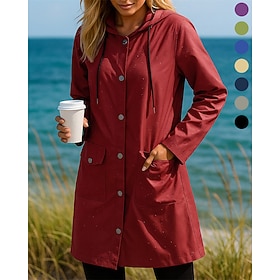 Women's Softshell Jacket Hiking Jacket Lightweight Jacket Outdoor Waterproof Hiking Outfits Hiking Clothes Autumn / Fall Top Spandex Camping / Hiking / Caving