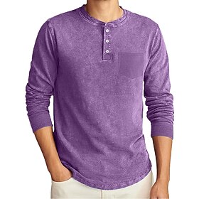 Men's Henley Shirt …