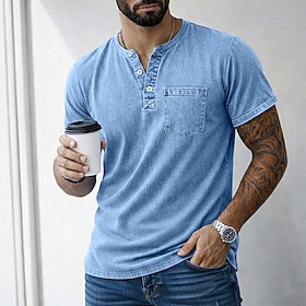 Men's Henley Shirt … - image