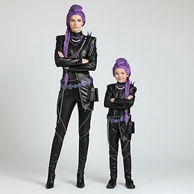 Kpop Inspired Korean Idol Inspired Pop Star Costume Fancy Dress Virtual Idol for Girls' Kid's Adults' Halloween Carnival Performance Comic Con Anime Expo