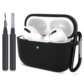 Custodia protettiva / strumento di pulizia stile semplice per airpods 3 pro antiurto impermeabile antigraffio in gomma siliconica