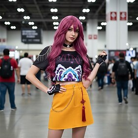 Korean Idol Inspired Idol Pop Star Costume Fancy Dress Virtual Idol for Women's Adults Halloween Carnival Performance Comic Con Anime Expo