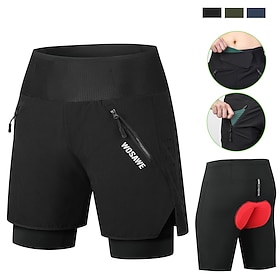 WOSAWE Per donna Pantaloncini da strada Pantaloni da ciclismo Pantaloncini da ciclismo Bicicletta Pantaloncini Pantaloncini imbottiti / Fondello Vesti